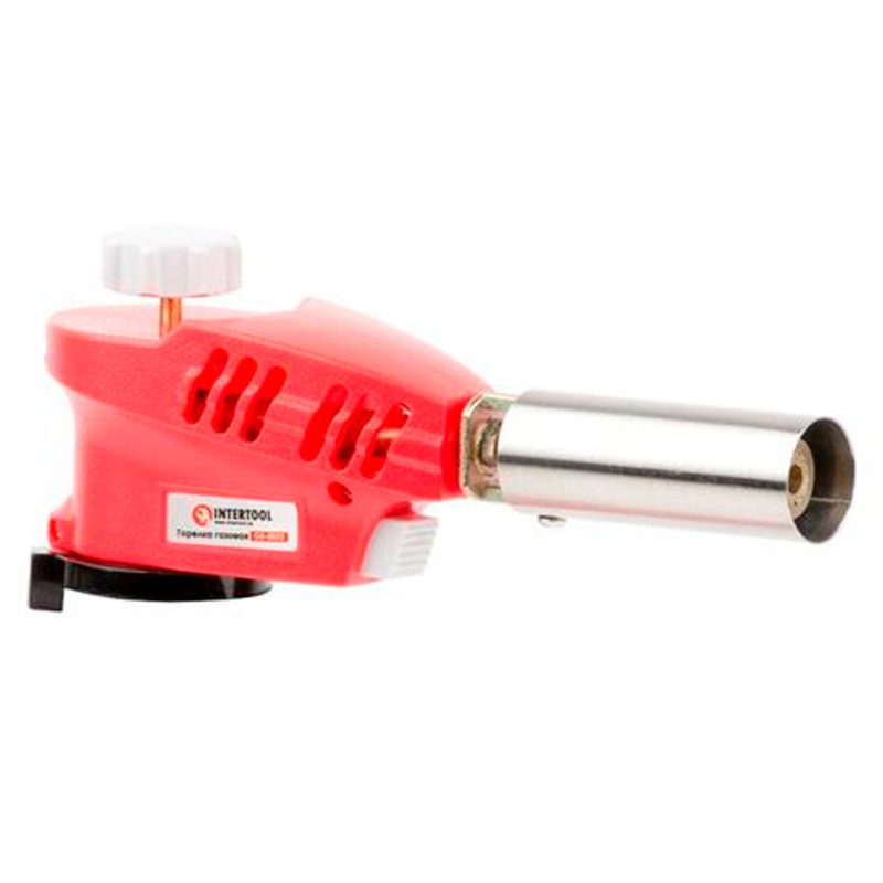 Горелка газовая c пьезоподжигом Intertool GB-0023 (GB-0023)