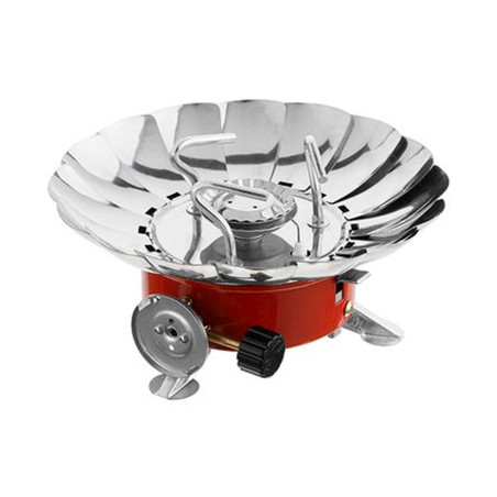 Плита газовая портативная Intertool 200 x 85 мм с лепестками (GS-0011)