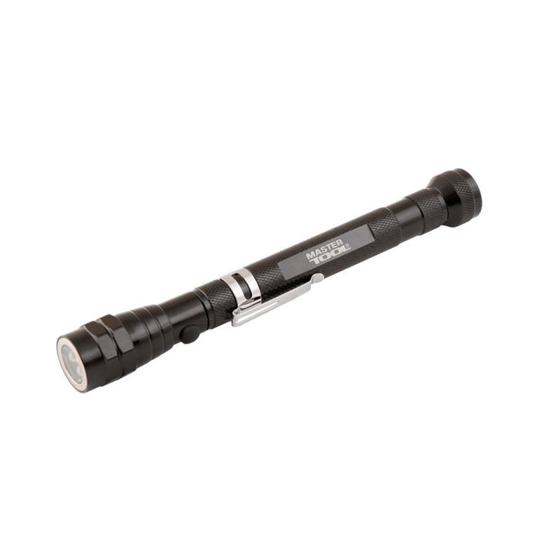Фонарик магнитный телескопический Mastertool 3LED (94-0820)