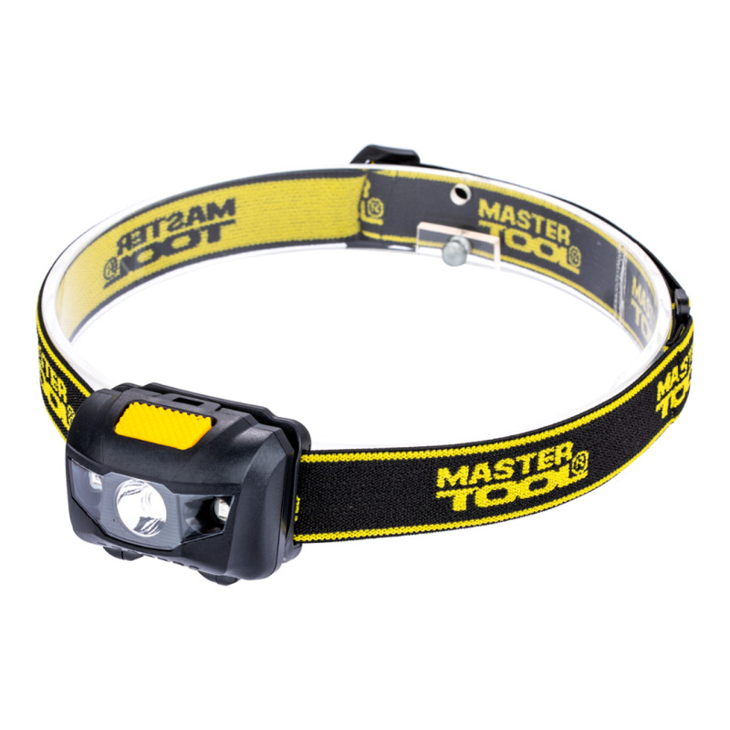 Фонарь налобный Mastertool 2LED x 1 Вт x 4 режима (94-0812)