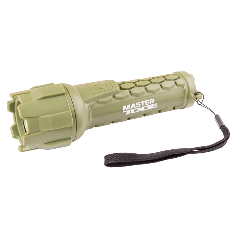 Фонарь ручной Mastertool 1LED x 1 Вт водонепроницаемый (94-0802)