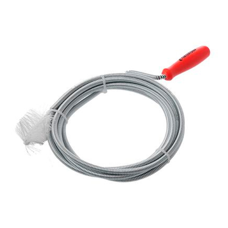 Трос для чистки труб Intertool 6мм x 3м с ершиком (HP-1005)
