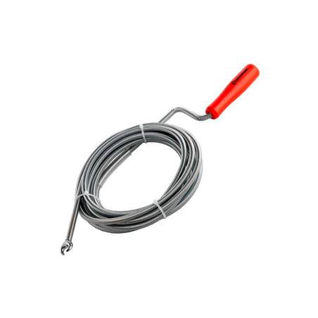 Трос для чистки труб Intertool 9мм x 5м с наконечником (HP-1006)