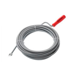 Трос для чистки труб Intertool 9мм x 10м с наконечником (HP-1007)