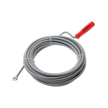 Трос для чистки труб Intertool 9мм x 10м с наконечником (HP-1007)