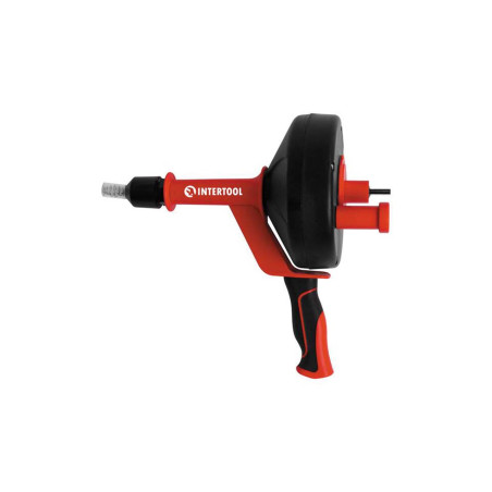 Трос для чистки труб на бобине Intertool 6мм x 4м шпиндель для дрели (HP-1010)