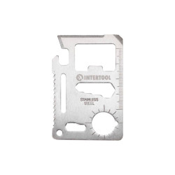 Мультитул Intertool 70мм x 11ед карта (HT-0589)