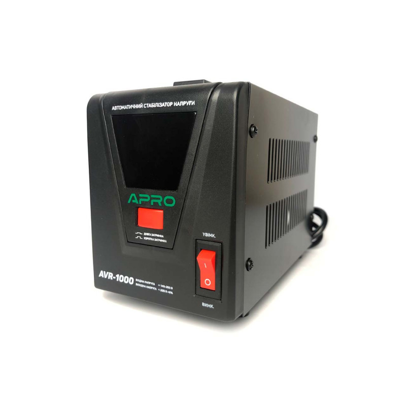 Стабилизатор напряжения релейный Apro AVR-1000 (852010)