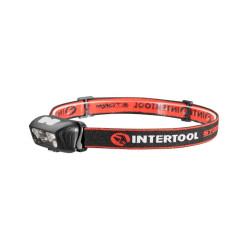 Фонарь налобный Intertool-Storm 3Вт x 120Лм x 1200мAч 6 (LB-0310)