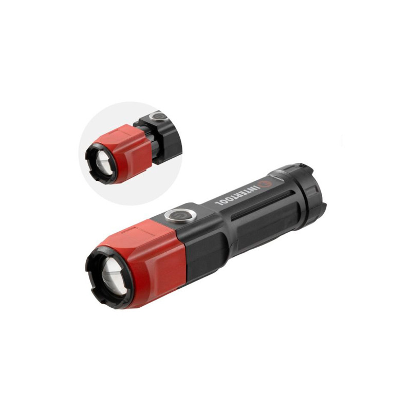 Фонарь ручной Intertool 3Вт x 120Лм x 1200мAч 4 (LB-0120)