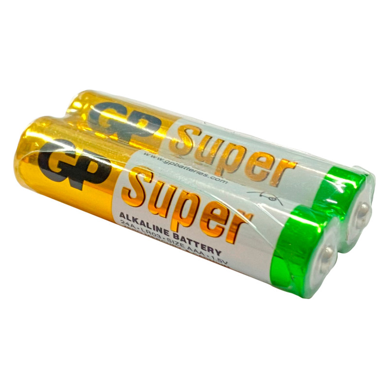 Батарейка щелочная GP Super AAA LR03 (Р-1051) (2 шт.)