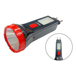 Фонарь ручной Wimpex 160мм x 1LED x 12SMD x 220В (174-WX2894)