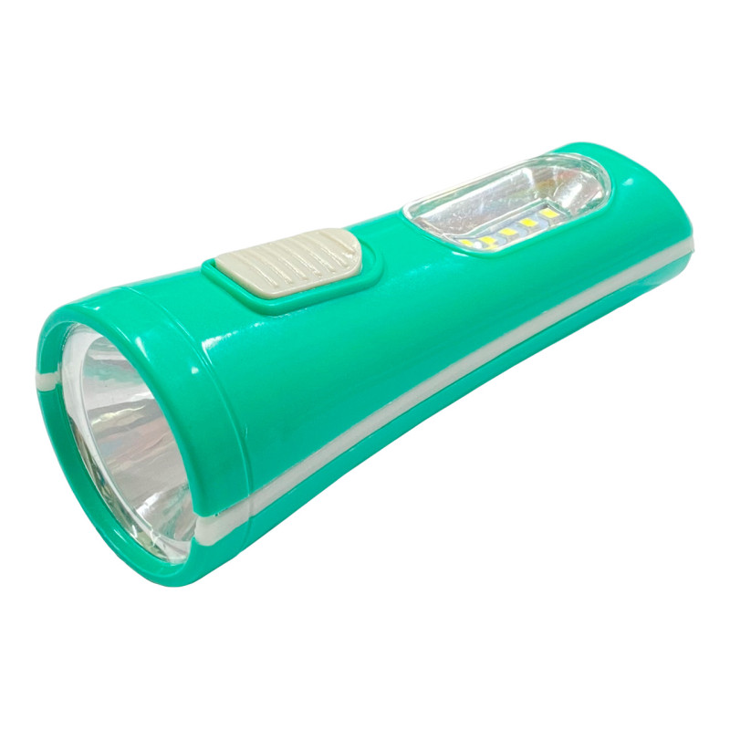 Фонарь ручной Aoyate 125мм x 1LED x 5SMD x 2AA (174-ATY1288COB)