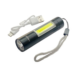 Фонарь тактический X-Balog 86мм x 1LED x 1COB x Li-Ion (160-BL510XPE)