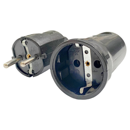 Разъем электрический Light 16A папа-мама (Р-1079)