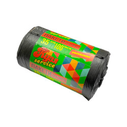 Пакет для мусора 500х600мм 35л (100шт) (89644)