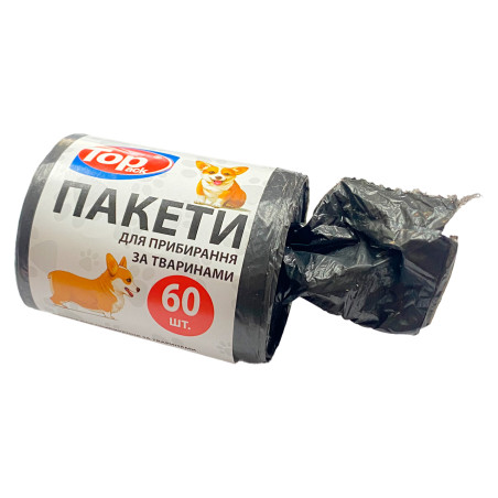 Пакет для уборки за собаками (60шт) (118302)