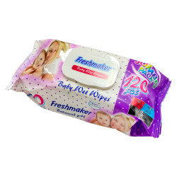 Влажная салфетка с клапаном "Freshmaker" (120шт) (114500/123255)