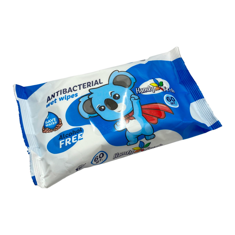 Влажная салфетка с клапаном "Handy Fresh" (60шт) (114440)