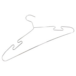 Вешалка тремпель металлическая 410мм (122960) (10 шт.)