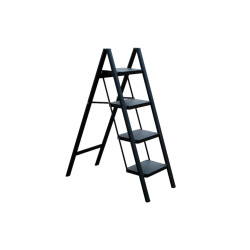 Лестница UNIVERSAL PLUS 4 ступени x 1200мм черная (SL-402)