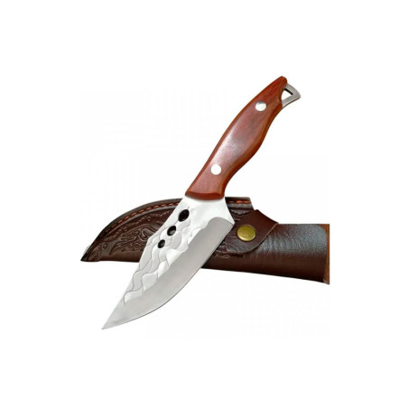 Нож кованый туристический Hunt 215мм 110+105мм в чехле (ATF-873)