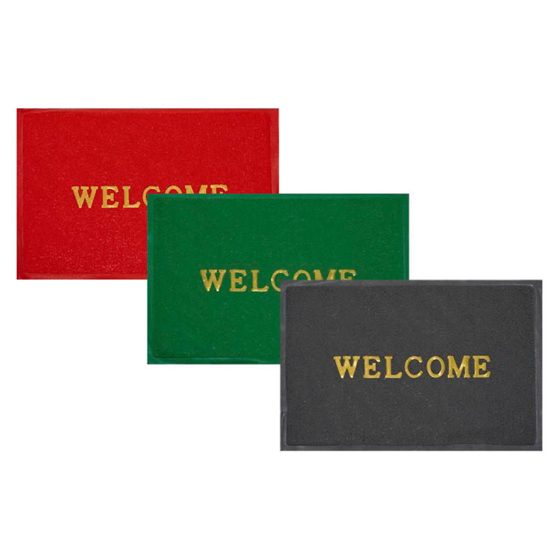 Коврик резиновый прямоугольный с надписью "Welcome" 460х660мм (124203)
