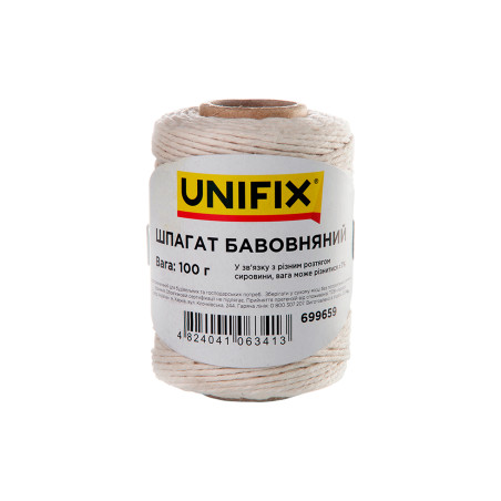 Шпагат хлопковый Unifix 100г (699659)