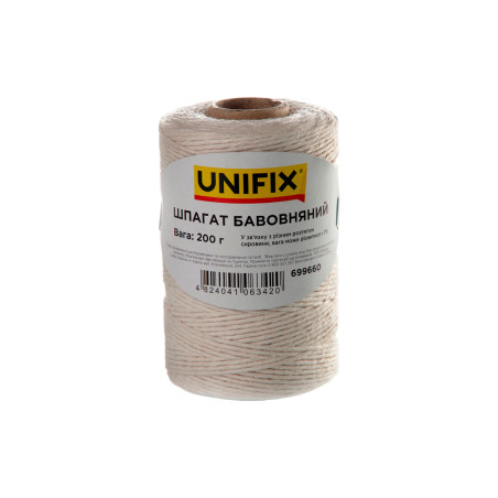 Шпагат хлопковый Unifix 200г (699660)