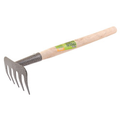 Грабли прямые Mastertool 375 x 95 мм удлиненная (14-6196)