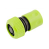 Коннектор для шланга Mastertool 3/4" x 3/4" с аквастопом (92-9316)