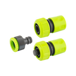 Набор для полива Mastertool 1 адаптер x 2 коннектора (3 шт.) (92-9338)