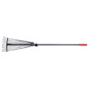 Грабли веерные Mastertool 15 прутьев раздвижные с ручкой (14-6296)