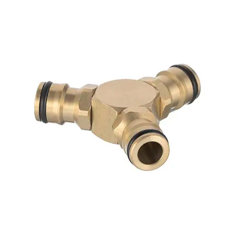 Тройник латунный для коннектора Intertool-Storm 1/2" × 1/2" × 1/2" (GE-1203)