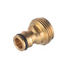 Адаптер латунный Intertool-Storm на коннектор 1/2" с наружной резьбой 3/4" (GE-1202)