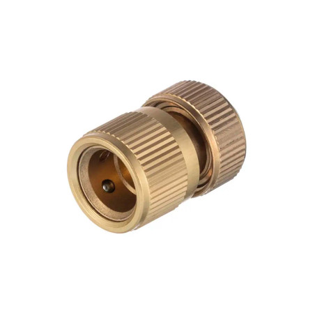 Коннектор латунный на шланг Intertool-Storm 1/2" × 3/4" (GE-1220)