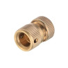 Коннектор латунный на шланг с аквастопом Intertool-Storm 1/2" × 1/2" (GE-1219)