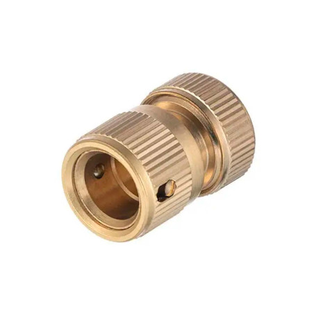 Коннектор латунный на шланг с аквастопом Intertool-Storm 1/2" × 3/4" (GE-1217)