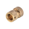 Коннектор латунный на шланг с аквастопом Intertool-Storm 1/2" × 3/4" (GE-1217)