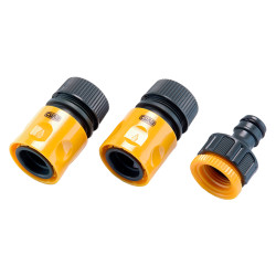 Набор для полива Сила 1 адаптер 1/2" x 3/4" x 2 коннектора 1/2" (3шт) (551201)