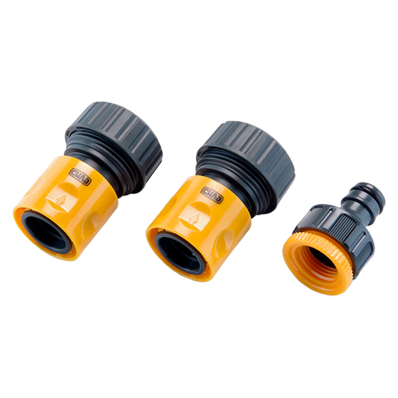 Набор для полива Сила 1 адаптер 1/2" x 3/4" x 2 коннектора 3/4" (3шт) (551202)