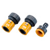 Набор для полива Сила 1 адаптер 1/2" x 3/4" x 2 коннектора 3/4" (3шт) (551202)
