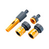 Набор для полива Сила 1 насадка x 1 адаптер 1/2" x 3/4" x 2 коннектора 3/4" (4шт) (551286)