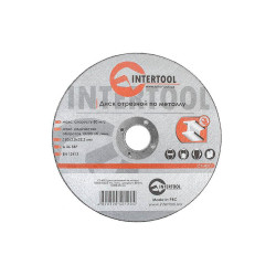 Диск отрезной по металлу Intertool 150 х 2.0 х 22.2 мм (CT-4012) (10 шт.)