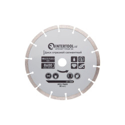 Диск алмазный Intertool 180 мм сегмент (CT-1004)
