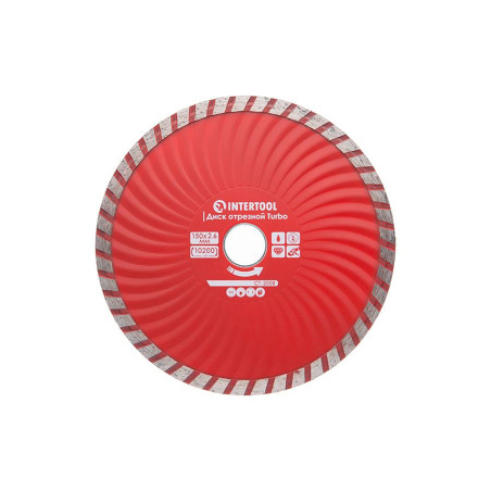 Диск алмазный Intertool 150 мм турбоволна Pro (CT-2008)