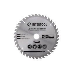 Диск пильный Intertool 210 х 40T х 30 мм (CT-3023)