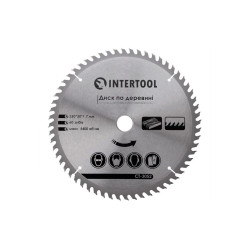 Диск пильный Intertool 250 х 60T х 30 мм (CT-3052)