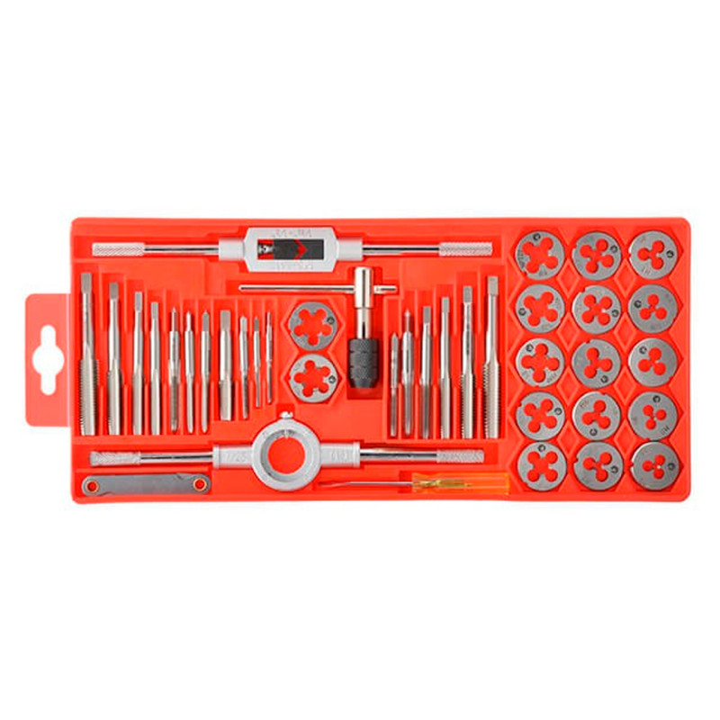 Набор метчиков и плашек Intertool 40 ед (SD-8040)