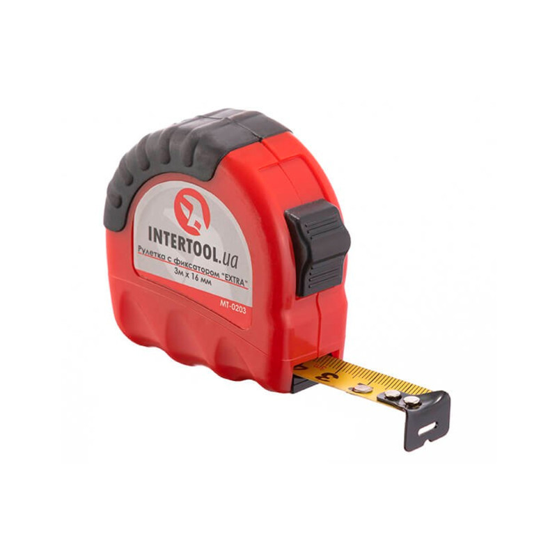 Рулетка Intertool 3 м х 16 мм Extra (MT-0203)